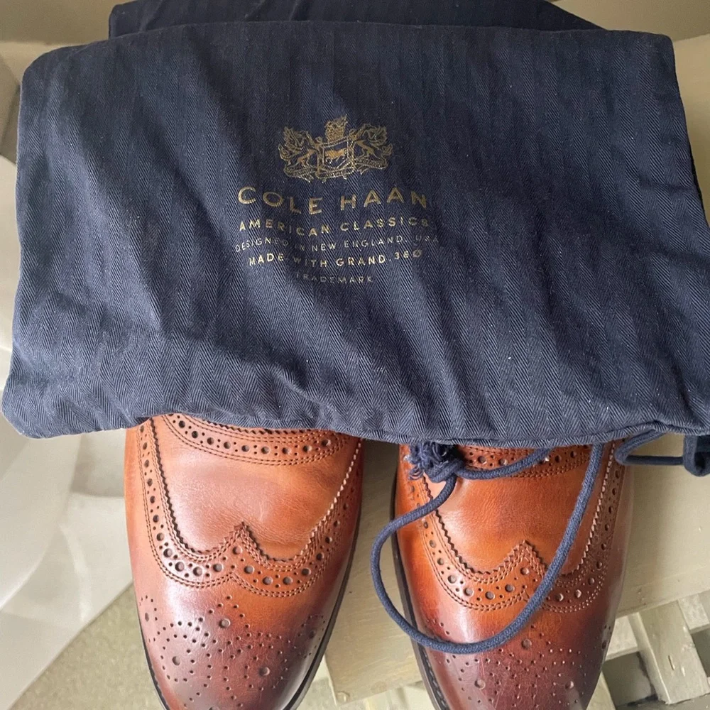 Cole Haan Brown Wingtip Oxford Shoes Size 12EEE